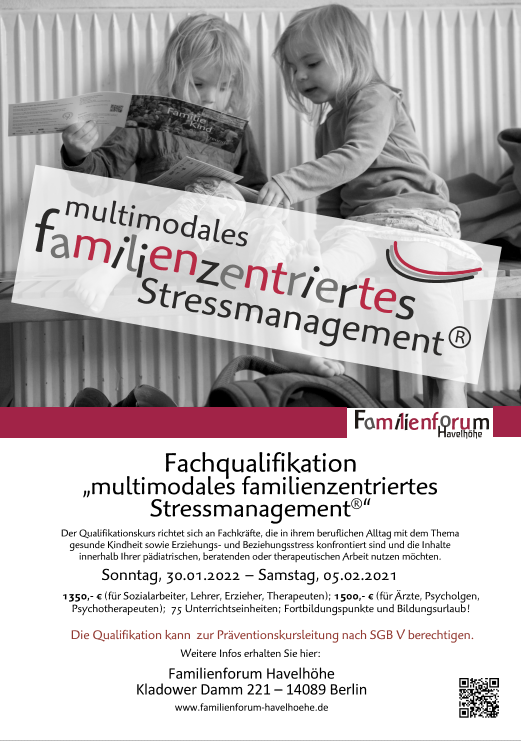 Cover FamilienforumHavelhoehe StressmanagementJanuar2022