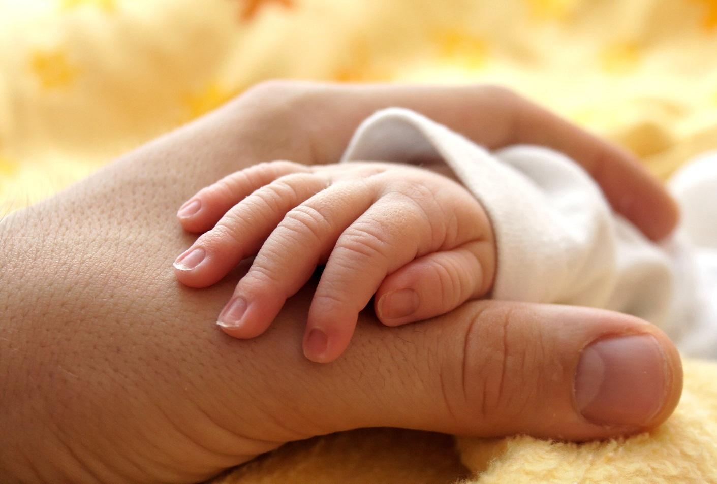 Bild eines Baby-Händchens